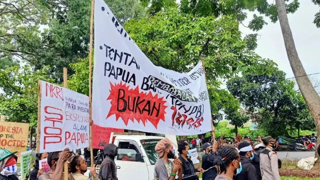 Papua Merdeka Ricuh, AMP Tuntut PGN Bubar dan Copot Kapolda Bali - GenPI.co BALI