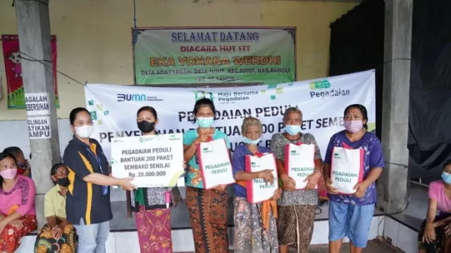 Pegadaian Denpasar Bali Bantu Warga Desa Susut Bangli Ini - GenPI.co BALI