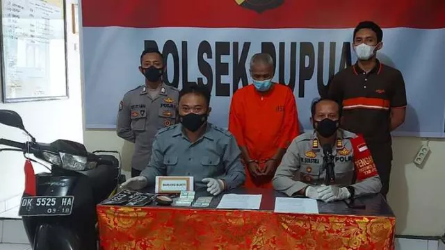 Polisi Tabanan Ungkap Curanmor Kunci Nyantol oleh Kakek Bali - GenPI.co BALI