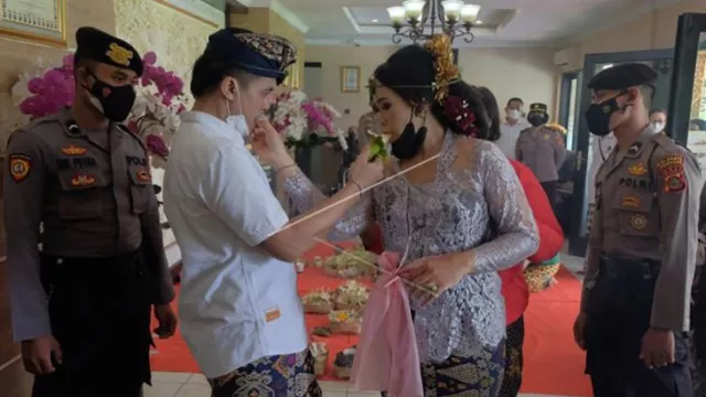 Nikah di Polresta Denpasar, Tersangka Narkoba Pisah dengan Istri - GenPI.co BALI