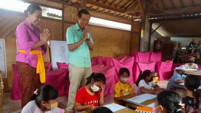 Anggota DPD Pastika Bangga, Sanggar Wasundari Bali Ajar Anak Ini - GenPI.co BALI