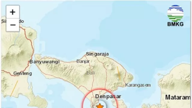 Bali Bergoyang, BMKG: Gempa Bumi Guncang Wilayah Selatan - GenPI.co BALI