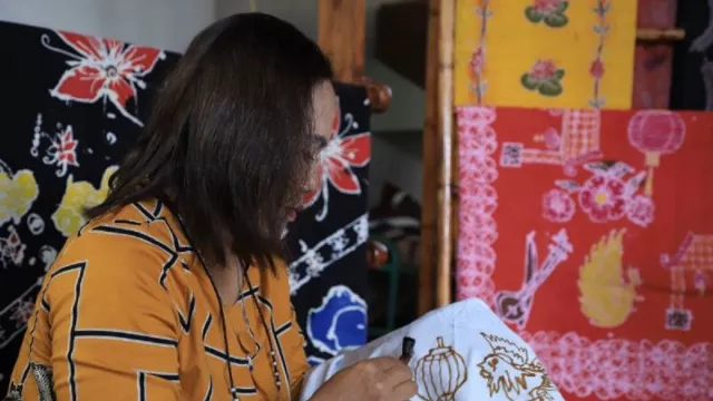 Batik Kampung Tehyan Bernuansa Tionghoa, Motifnya Kaya Banget - GenPI.co BANTEN