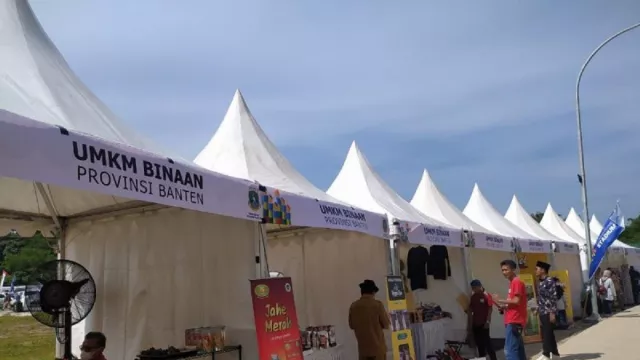 Puluhan UMKM Ramaikan Peresmian Banten International Stadium - GenPI.co BANTEN
