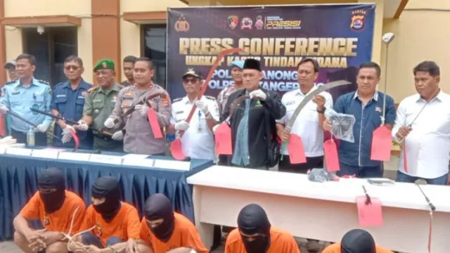Diduga Hendak Tawuran di Tangerang, 8 Remaja Ditahan Polisi - GenPI.co BANTEN