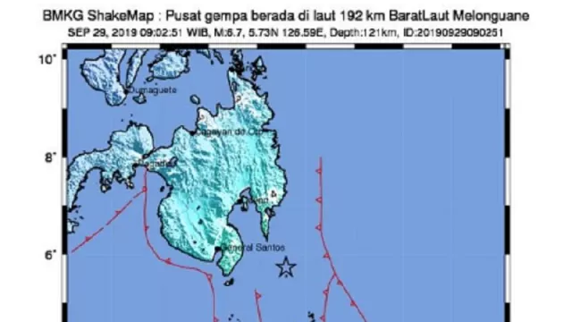 Gempa Magnitudo 6,7 Mengguncang Melonguane, Talaud, Sulut - GenPI.co