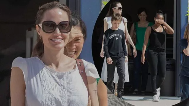 Tak Hedon, Angelina Jolie dan Anaknya Malah Belanja Diskonan - GenPI.co