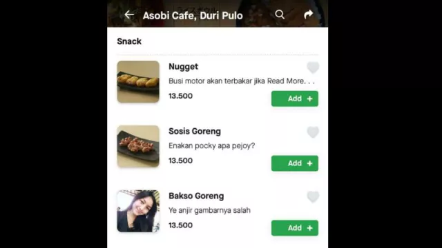 Viral Asobi Cafe, Deskripsi Menunya di GoFood Buat Netter Bahagia - GenPI.co