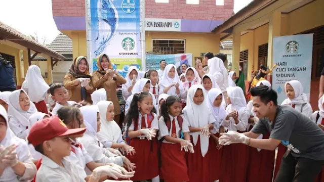 Hari Cuci Tangan Sedunia, Siswa SD di Tangerang Ikuti Sosialisasi - GenPI.co