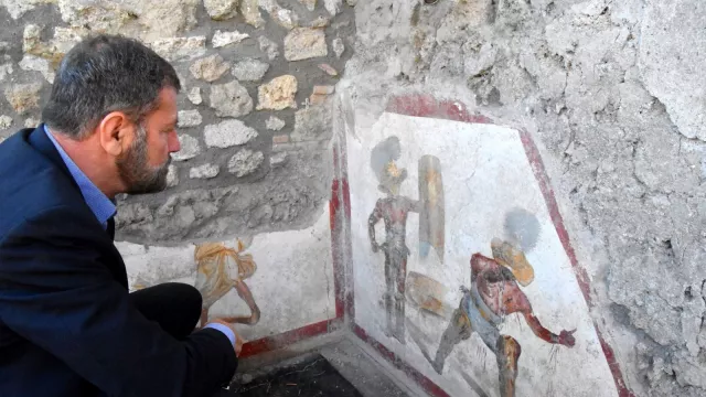 Fresco Gladiator Berusia Nyaris 2000 tahun Ditemukan di Pompeii - GenPI.co