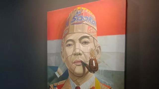 Sampah Diubah Jadi Wajah Soekarno di Pekan Kebudayaan Nasional - GenPI.co