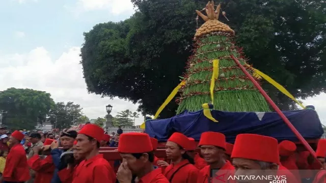 7 Gunungan Garebek Maulid Diarak dari Keraton Yogyakarta - GenPI.co