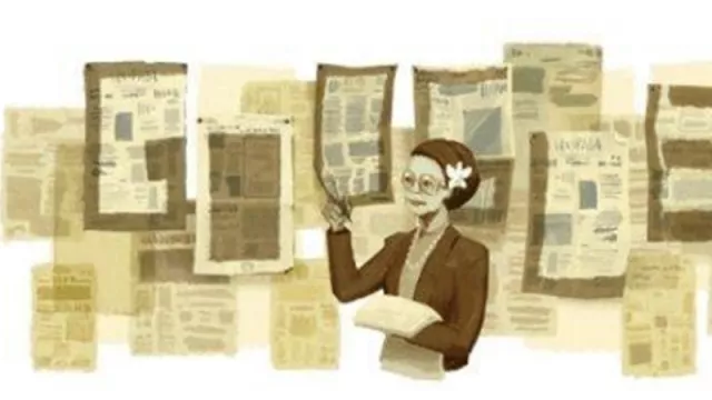 Google Doodle Rayakan HUT ke-101 Tokoh Pers Ani Idrus  - GenPI.co