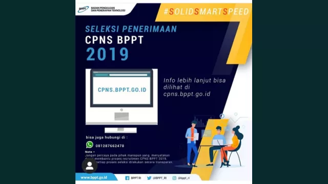 BPPT Buka Banyak Lowongan Sarjana Teknik, Buruan Daftar CPNS 2019 - GenPI.co