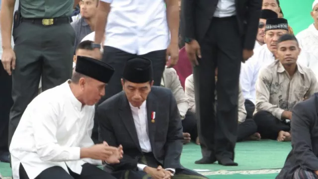 Presiden Jokowi Salat Idul Adha di Kebun Raya Bogor - GenPI.co