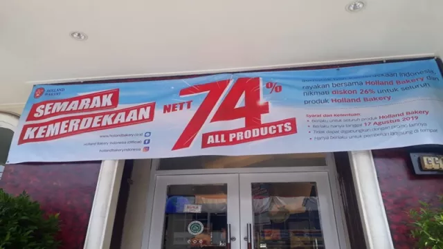 Promo Sambut HUT ke-74 RI, Ini Toko Roti yang Kasih Diskon - GenPI.co