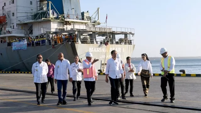 Jokowi Pantau Aktivitas Kapal Ternak di Pelabuhan Tenau NTT - GenPI.co