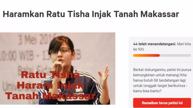 Duh, Sekjen PSSI Ratu Tisha Diharamkan Injak Tanah Makassar! - GenPI.co