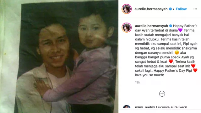 Father's Day, Aurel Ungkapkan Kebanggaan pada Anang Hermansyah - GenPI.co