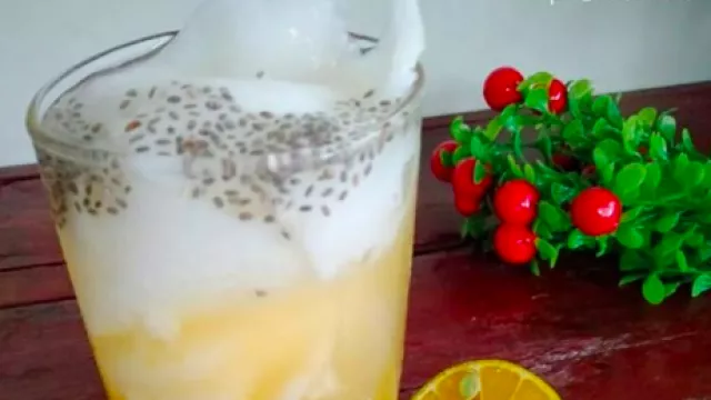 Minuman Segar untuk Buka Puasa, ini Resep Es Kelapa Jeruk - GenPI.co