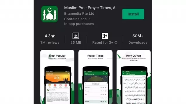 Ngeri! Aplikasi Muslim Pro Jual Data pada Militer AS - GenPI.co