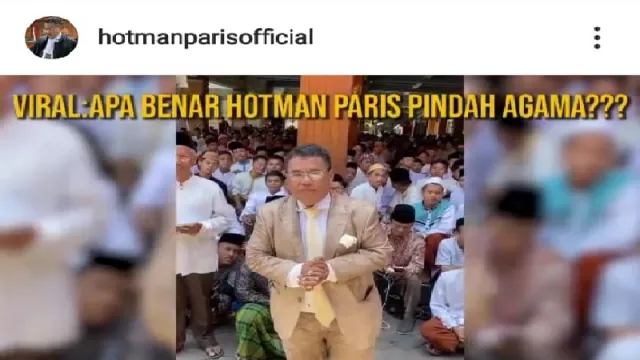 Heboh, Hotman Paris Pindah Agama? - GenPI.co