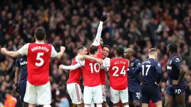Arsenal vs West Ham United 1-0: Tekor Lalu Rekor - GenPI.co