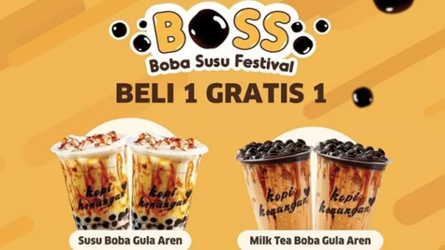 Cuma 3 Hari! Kopi Kenangan Beri Promo Boba Susu, Beli 1 Gratis 1 - GenPI.co