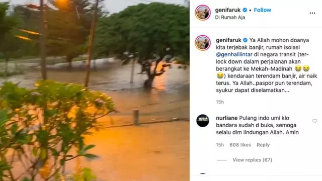 Kabar Duka, Keluarga Gen Halilintar Terjebak Banjir di Malaysia - GenPI.co