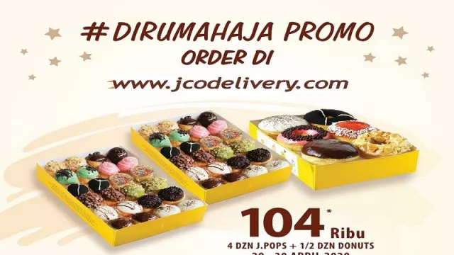 Promo JCo Terbaru Dijamin Puas, 54 Donat Cuma Rp 104 Ribu  - GenPI.co