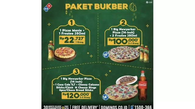 Paket Bukber dari Domino’s Pizza, Bikin Betah Buka Puasa di Rumah - GenPI.co