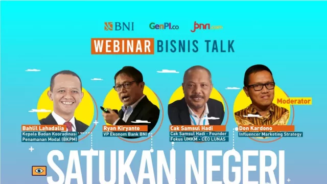 Ikut Webinar UKM BNI x GenPI.co Yuk, Materinya Kece Banget - GenPI.co