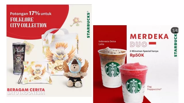 Rangkaian Produk Starbucks Untuk Menyemarakan HUT ke-75 RI - GenPI.co