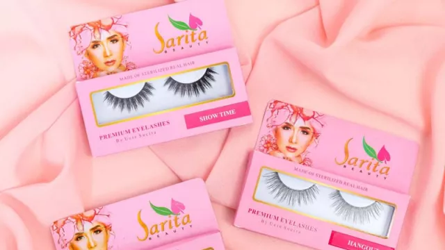 Bulu Mata Lentik dengan Eyelashes Sarita Beauty Varian Hangout - GenPI.co