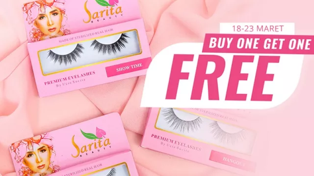 Buy One Get One Pembelian Eyelashes Sarita Beauty di Shopee - GenPI.co