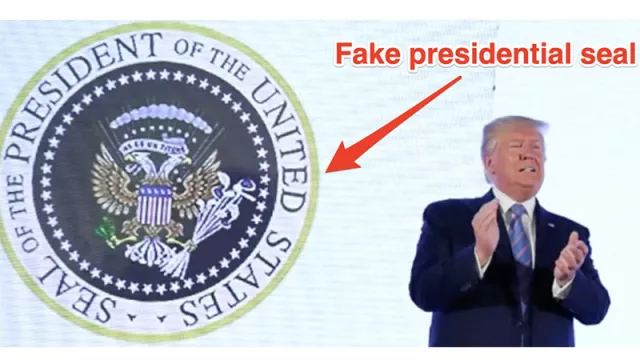 Trump Tampil Bersama Logo Kepresidenan Palsu yang Menyebut Boneka - GenPI.co