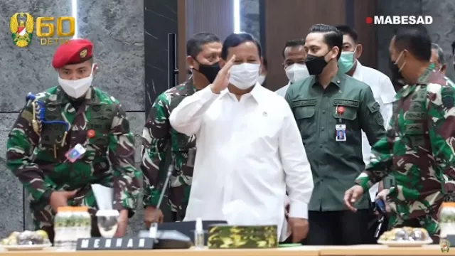 Suara Prabowo Subianto Menggelegar, KSAD Jenderal Andika Terdiam - GenPI.co
