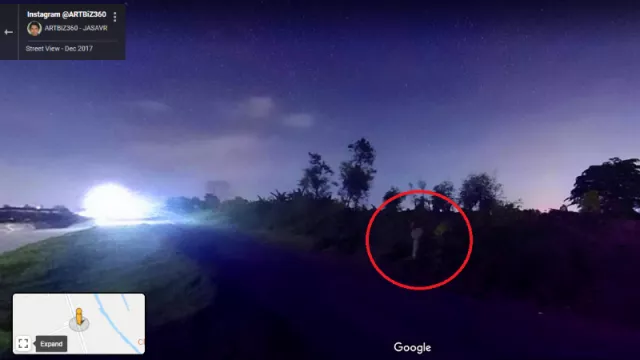 Viral, Ada Pocong Mata Merah Terekam di Google Maps! - GenPI.co