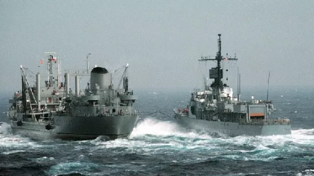 Diusir China, Kapal Perang Amerika Serikat Tanpa Perlawanan - GenPI.co