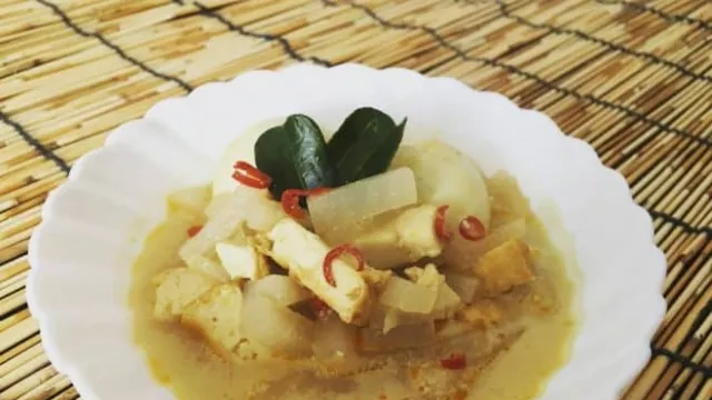 Resep Sayur Lodeh Lobak Putih, Menyehatkan dan Mengenyangkan - GenPI.co