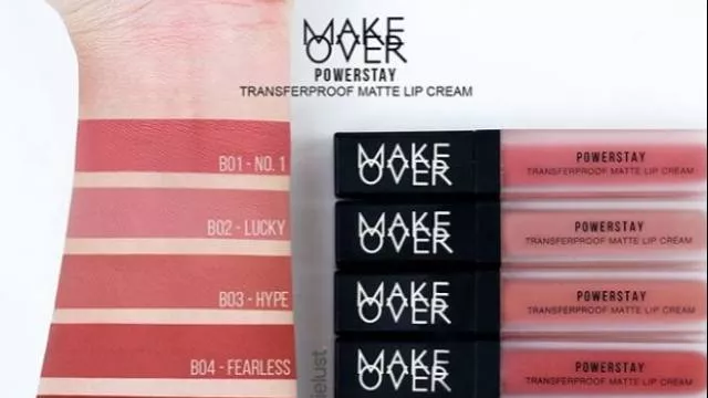 Lip Cream Make Over Powerstay, 8 Warna Bibir Awet hingga 14 Jam - GenPI.co