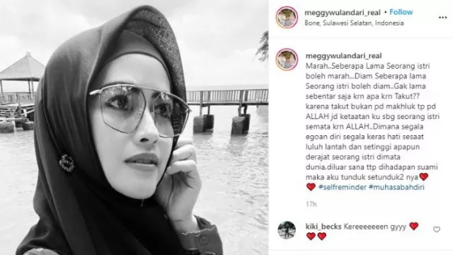 Ada Amarah Istri di Instagram Meggy Wulandari - GenPI.co