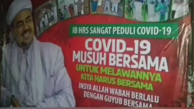 Bikin Bergetar! Baliho Habib Rizieq Lawan Covid-19 Dicopot TNI - GenPI.co
