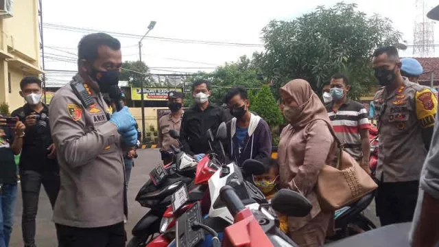 16 Pencuri Kendaraan Bermotor ditangkap Polresta Cirebon - GenPI.co JABAR