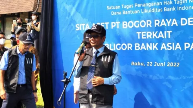 Mahfud MD Pimpin Langsung Penyitaan Aset BLBI di Bogor - GenPI.co JABAR
