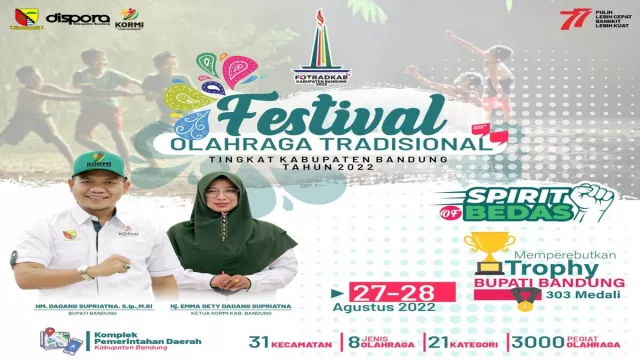 Ikutan Yuk! Festival Olahraga Tradisional Tingkat Kabupaten Bandung Tahun 2022 - GenPI.co JABAR