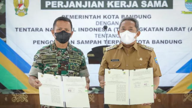 Pemkot Bandung Kerja Sama dengan TNI AD Buat TPST di Padalarang - GenPI.co JABAR