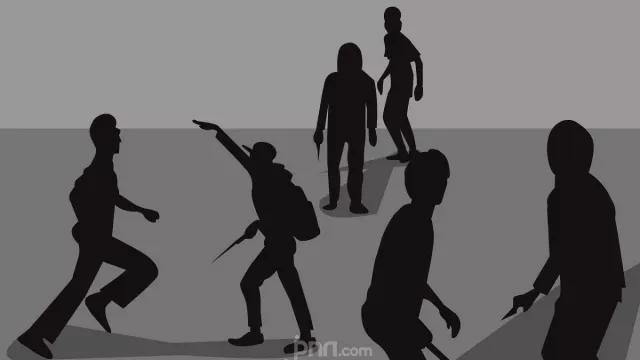 Viral Tawuran Remaja di Kota Depok, Ada yang Bawa Senjata Tajam - GenPI.co JABAR