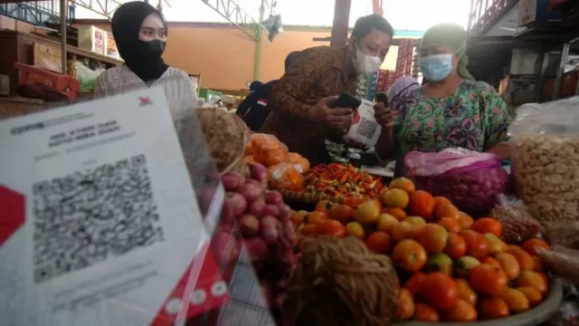 Canggih, Belanja di Pasar Tradisional Kota Depok Bisa Pakai Nontunai - GenPI.co JABAR