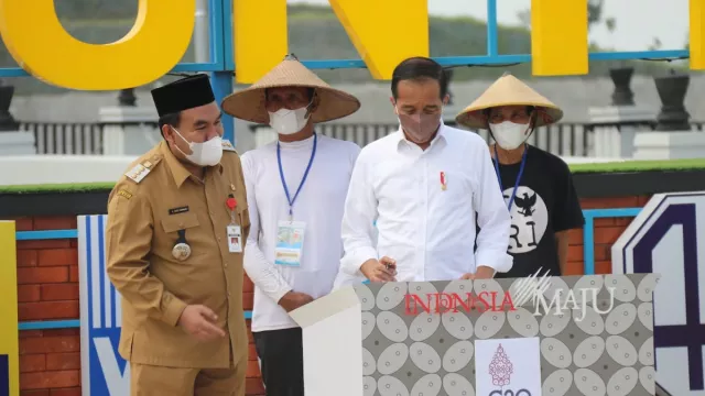 Diresmikan Jokowi, Ini Spesifikasi Bendungan Randugunting Blora - GenPI.co JATENG